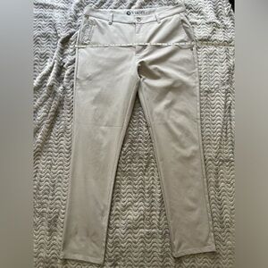 Vuori men’s meta pants (khaki, tan) - 33x32